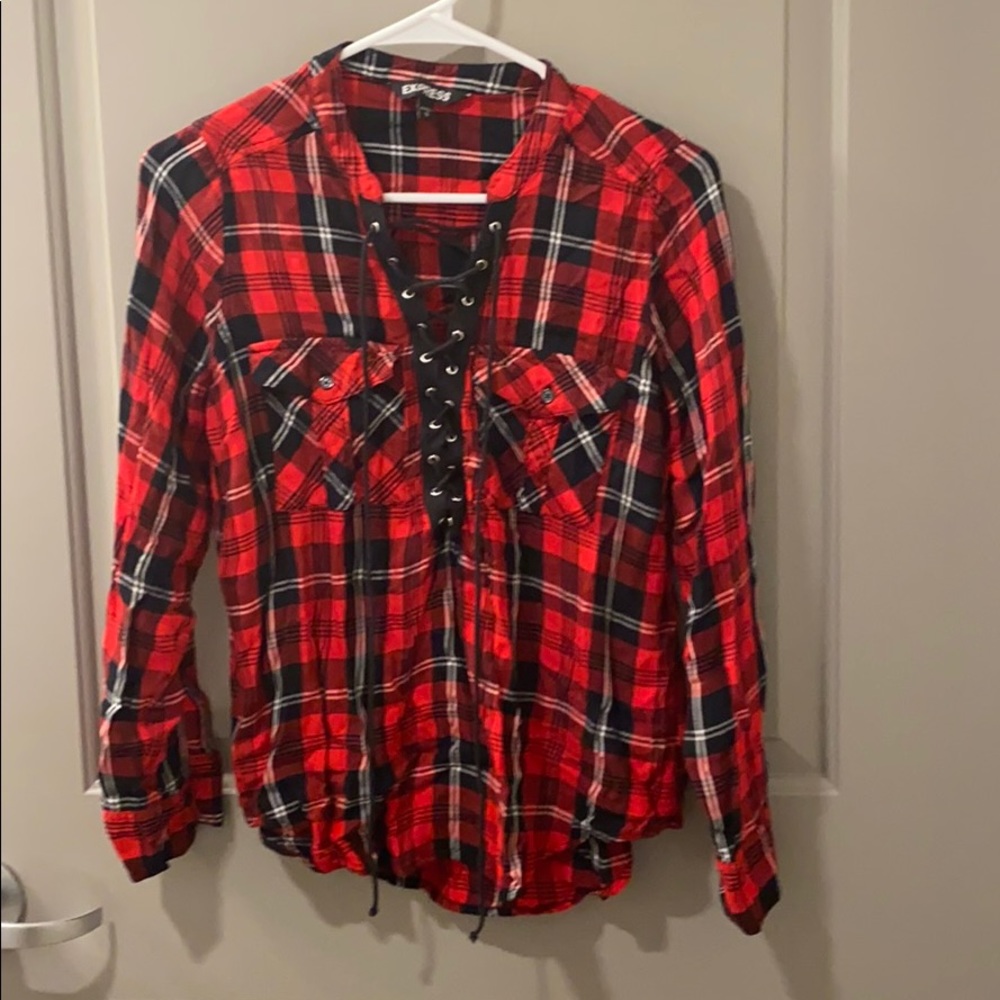 Plaid long sleeve